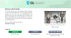 Desktop Screenshot of mygihealth.org